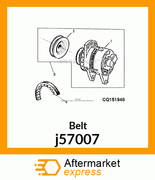 Belt j57007