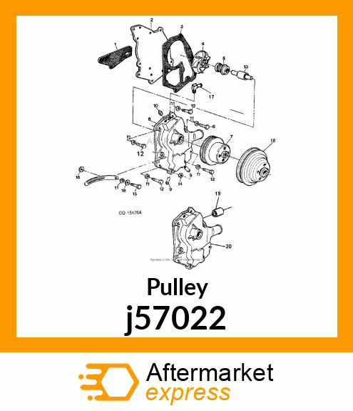 Pulley j57022