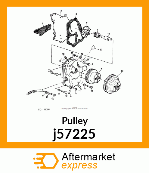 Pulley j57225