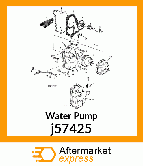 Water Pump j57425