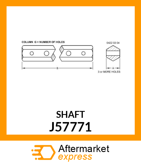 SHAFT J57771