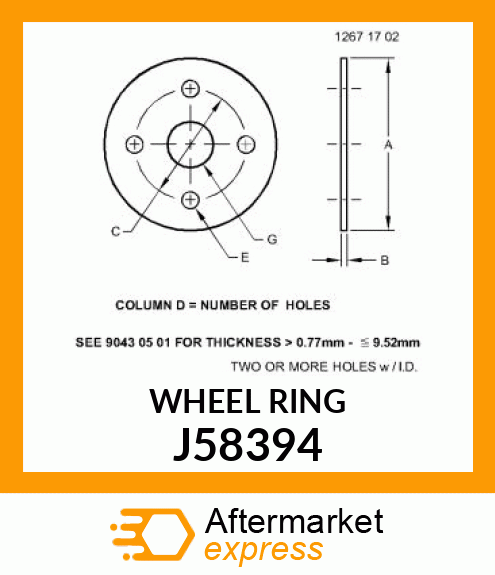 WHEEL RING J58394