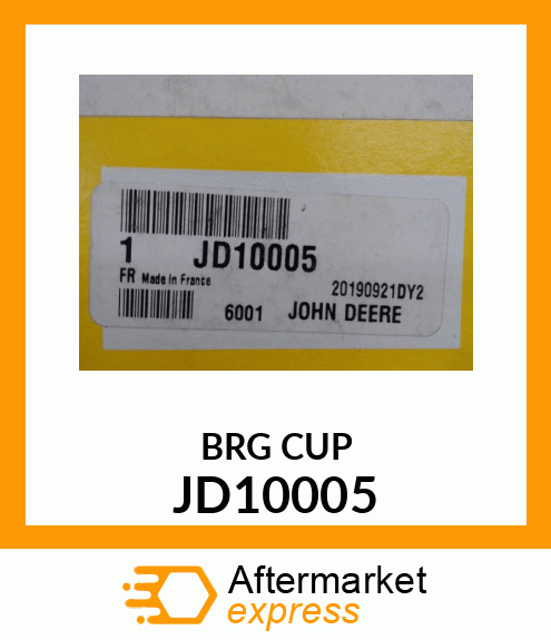 CUP BEARING JD10005