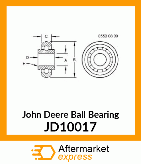 BEARING JD10017