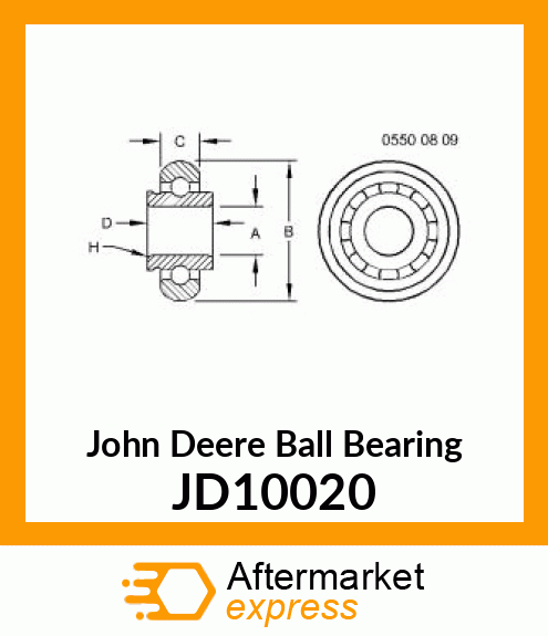 BEARING ASSY JD10020