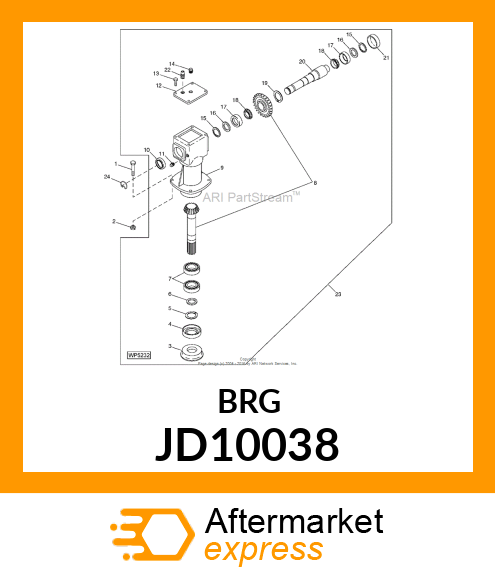 TAPERED ROLLER BEARING JD10038