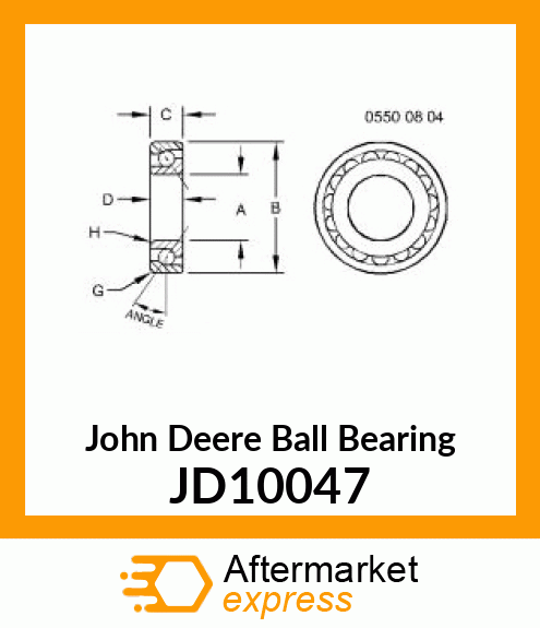 BALL BEARING JD10047