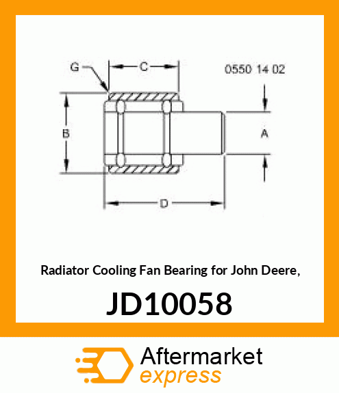 BEARING JD10058