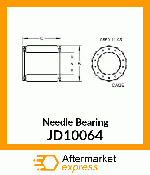 Needle Bearing JD10064