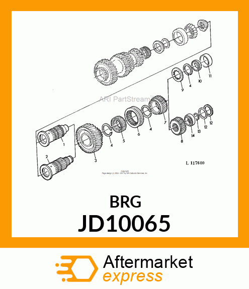 BEARING CONE JD10065