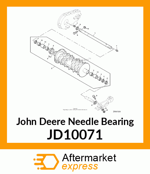 NEEDLE BEARING JD10071