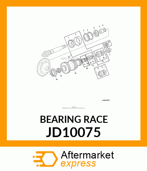 BEARING RACE JD10075