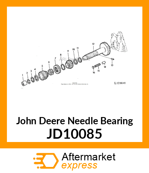 NEEDLE BEARING JD10085