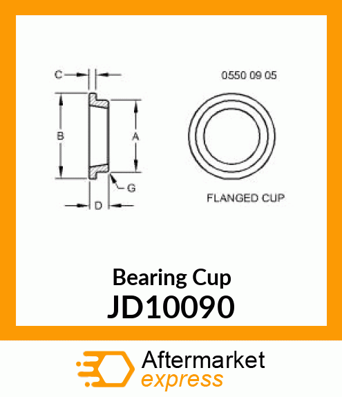 Bearing Cup JD10090