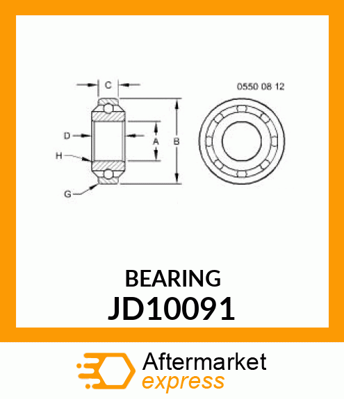 BEARING ASSY JD10091