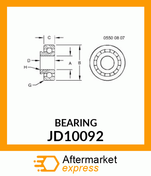 BEARING ASSY JD10092