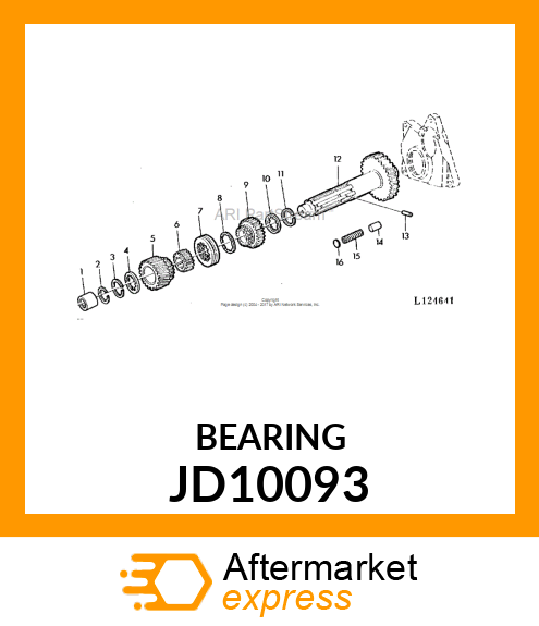 NEEDLE BEARING JD10093