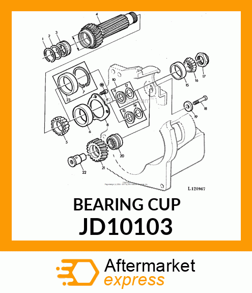 BEARING CUP JD10103