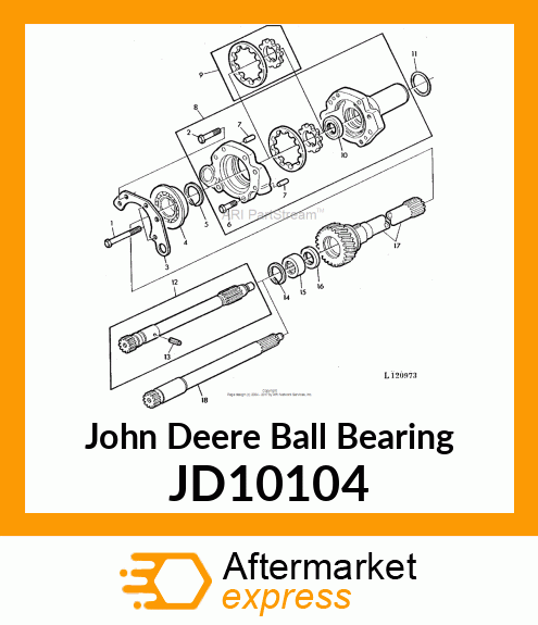 BEARING, SPECIAL BALL JD10104