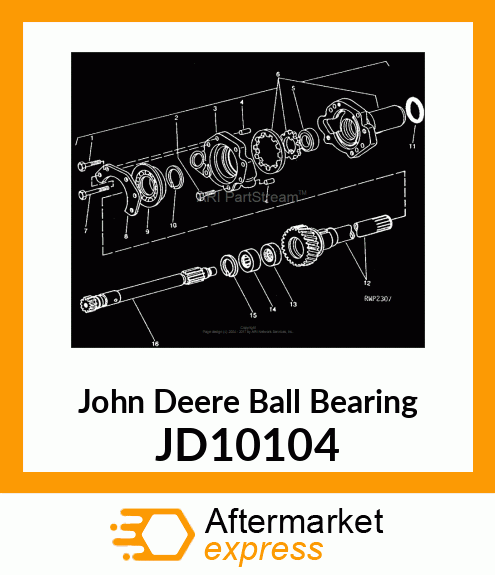 BEARING, SPECIAL BALL JD10104