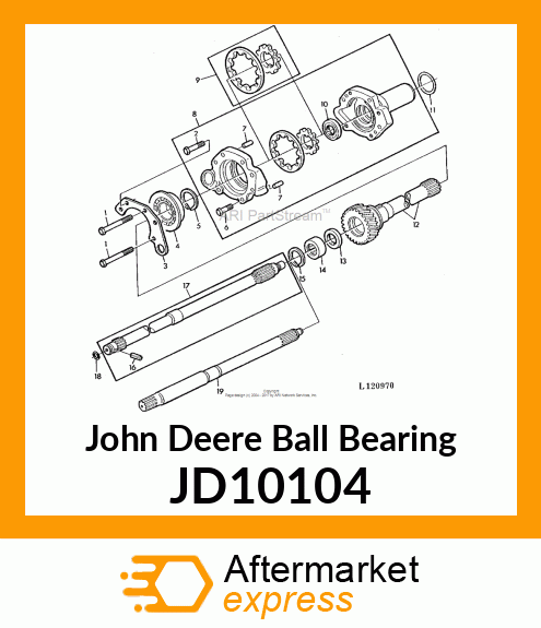 BEARING, SPECIAL BALL JD10104