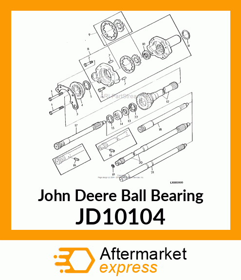 BEARING, SPECIAL BALL JD10104