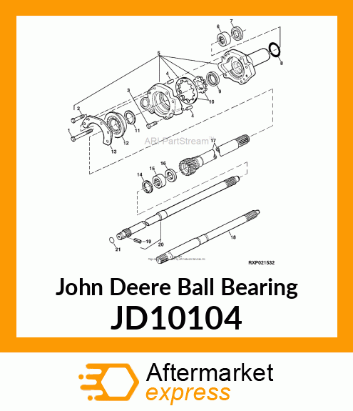 BEARING, SPECIAL BALL JD10104