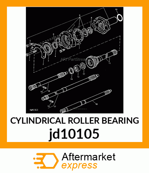 CYLINDRICAL ROLLER BEARING jd10105