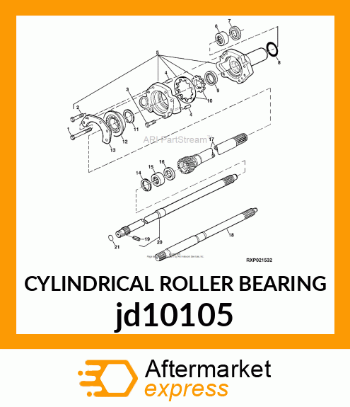 CYLINDRICAL ROLLER BEARING jd10105