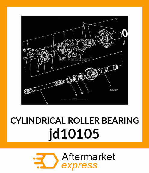 CYLINDRICAL ROLLER BEARING jd10105