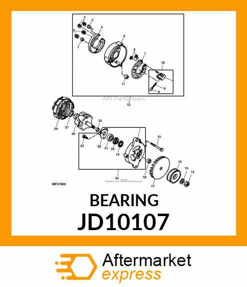 BEARING JD10107