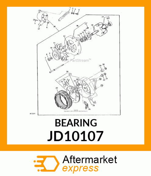 BEARING JD10107