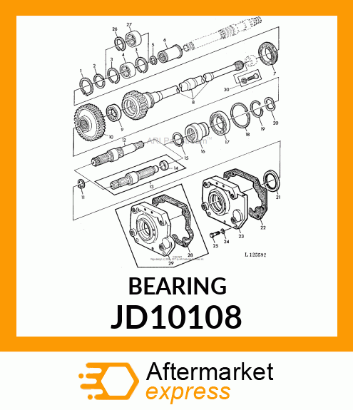 NEEDLE BEARING JD10108