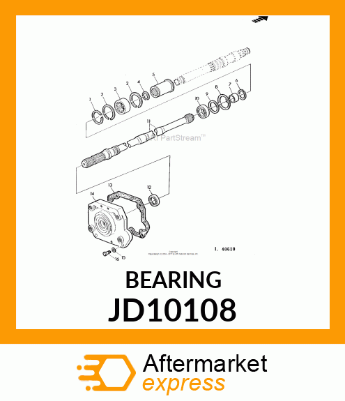 NEEDLE BEARING JD10108