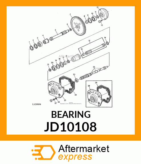 NEEDLE BEARING JD10108