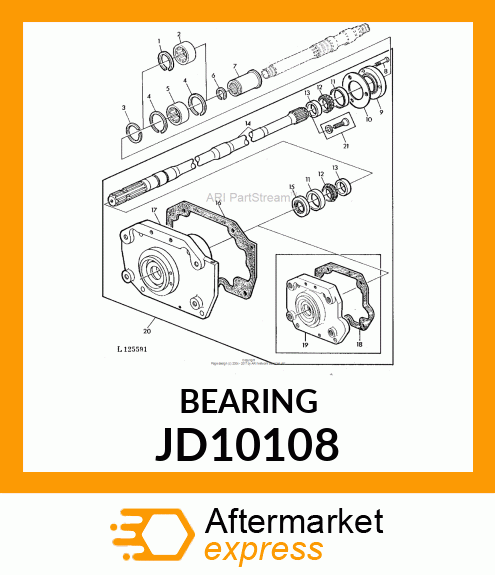 NEEDLE BEARING JD10108