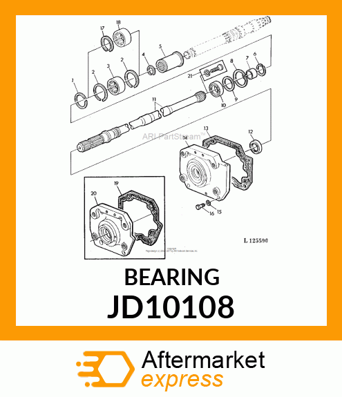 NEEDLE BEARING JD10108