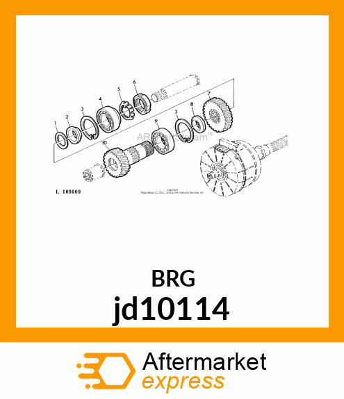 TAPERED ROLLER BEARING jd10114