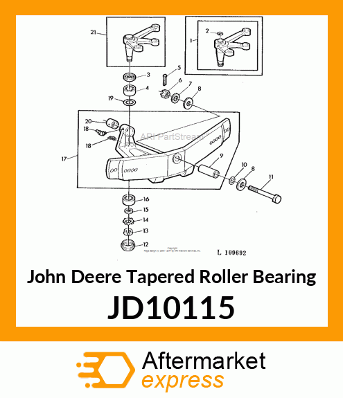 TAPERED ROLLER BEARING JD10115