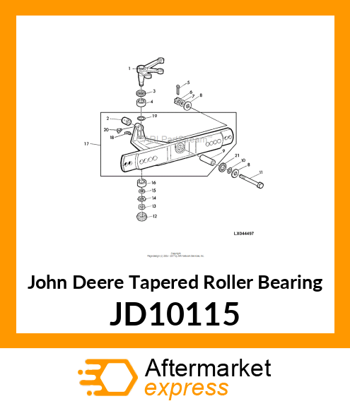 TAPERED ROLLER BEARING JD10115