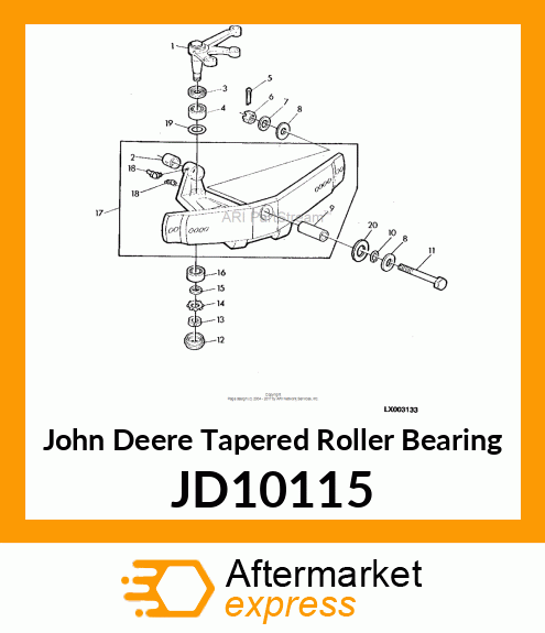 TAPERED ROLLER BEARING JD10115