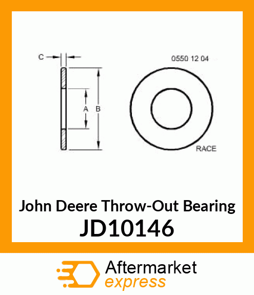 Out Bearing JD10146