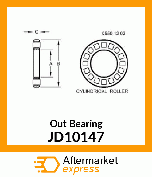 Out Bearing JD10147