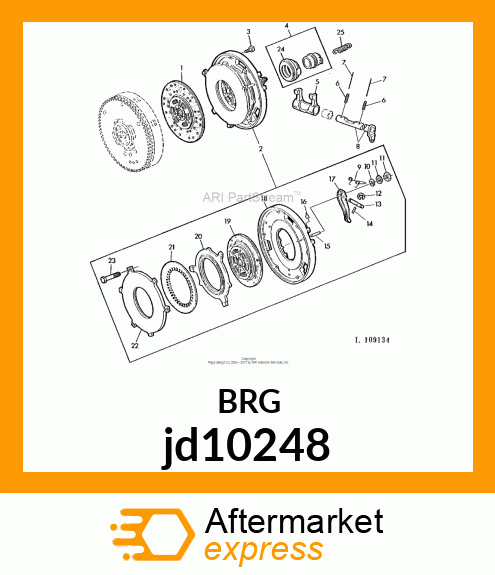 Out Bearing jd10248