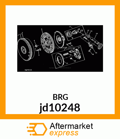 Out Bearing jd10248