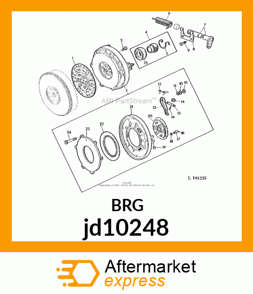 Out Bearing jd10248