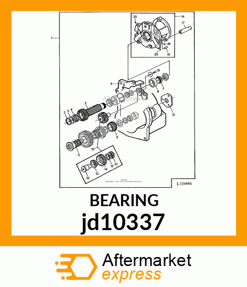 ROLLER BEARING,ASSY jd10337