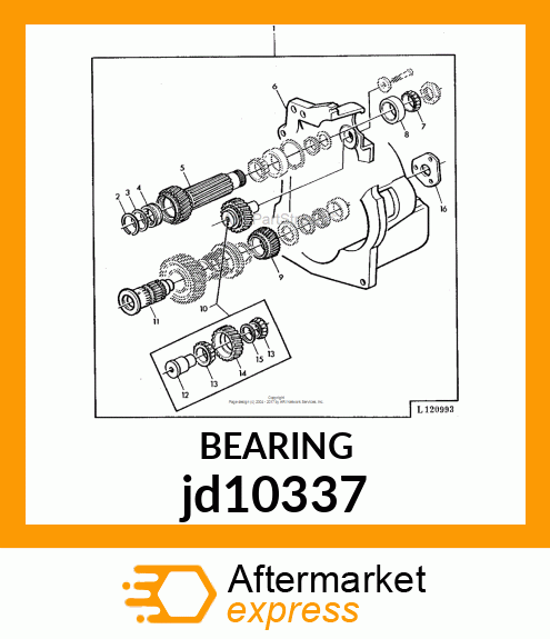 ROLLER BEARING,ASSY jd10337