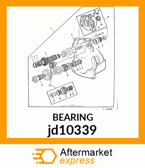 ROLLER BEARING,ASSY jd10339