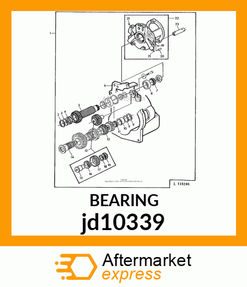 ROLLER BEARING,ASSY jd10339